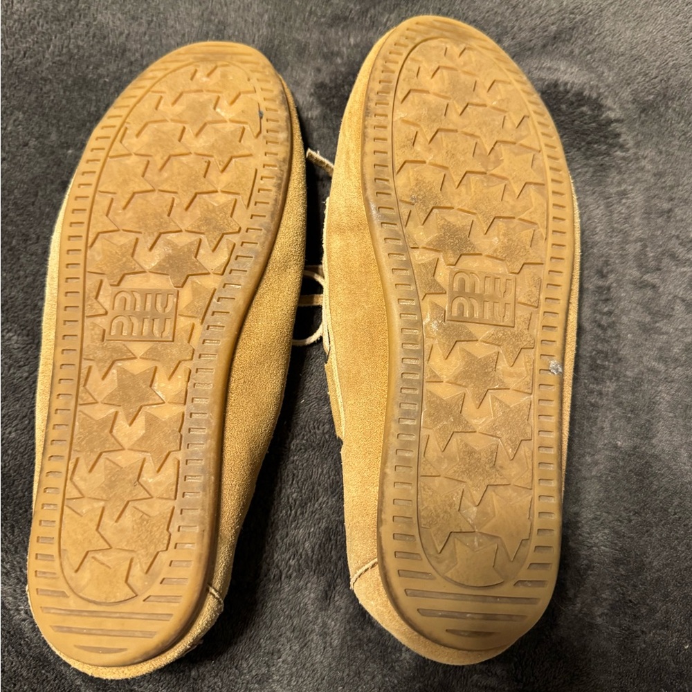 Miu Miu tan suede loafers/ boat shoes - Picture 6 of 7